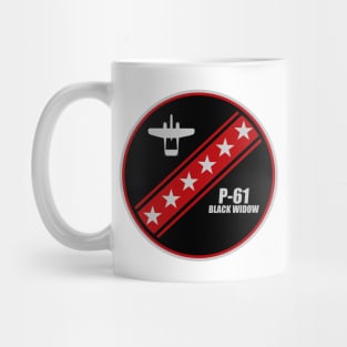 P-61 Black Widow Patch Mug